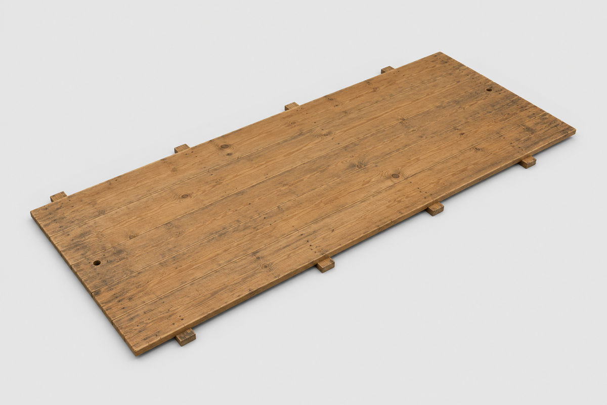Gebruikte vlonderplank 200 × 50 cm