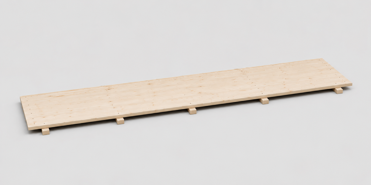 Nieuwe vlonderplank 400 × 50 cm