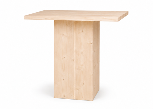 Steigerhouten statafel 60 × 60 cm